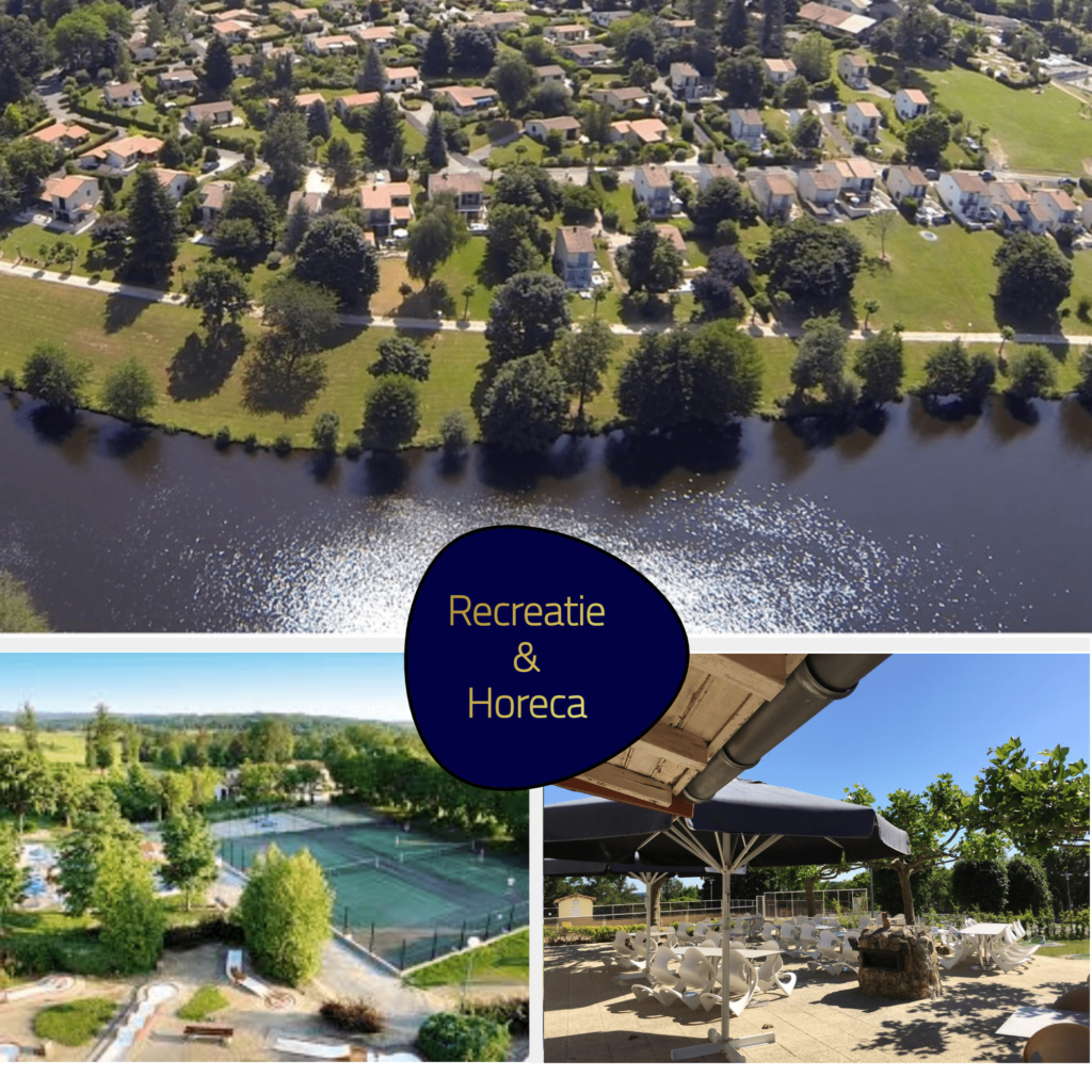Horeca recreatie Vakantiepark village le chat Frankrijk
